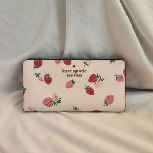 Kate Spade Strawberry Print Wallet